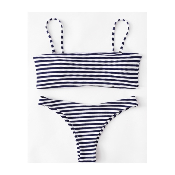 Striped bikini set - Picture 1 of 4